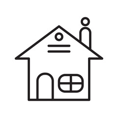  home icon vector website sign