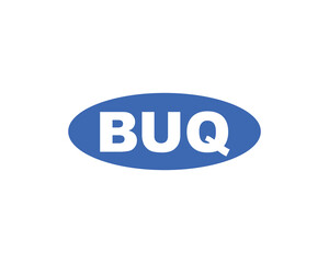 BUQ logo design vector template. BUQ