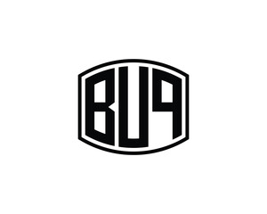 BUQ logo design vector template. BUQ