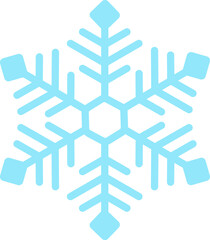 Snowflake winter clip art design on plain white transparent isolated background for card, shirt, hoodie, sweatshirt, apparel, card, tag, mug, icon, poster or badge