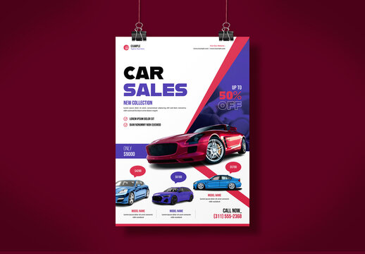 Car Sale Promotion Flyer Template