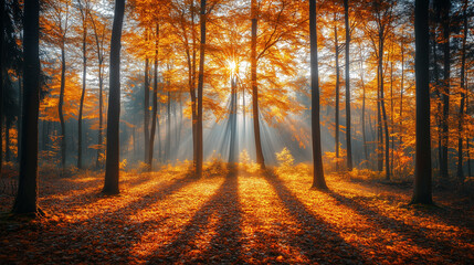 Obraz premium autumn in the woods