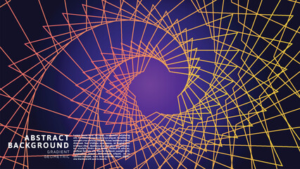 Spinning Line Style with Bright Color Abstract Background