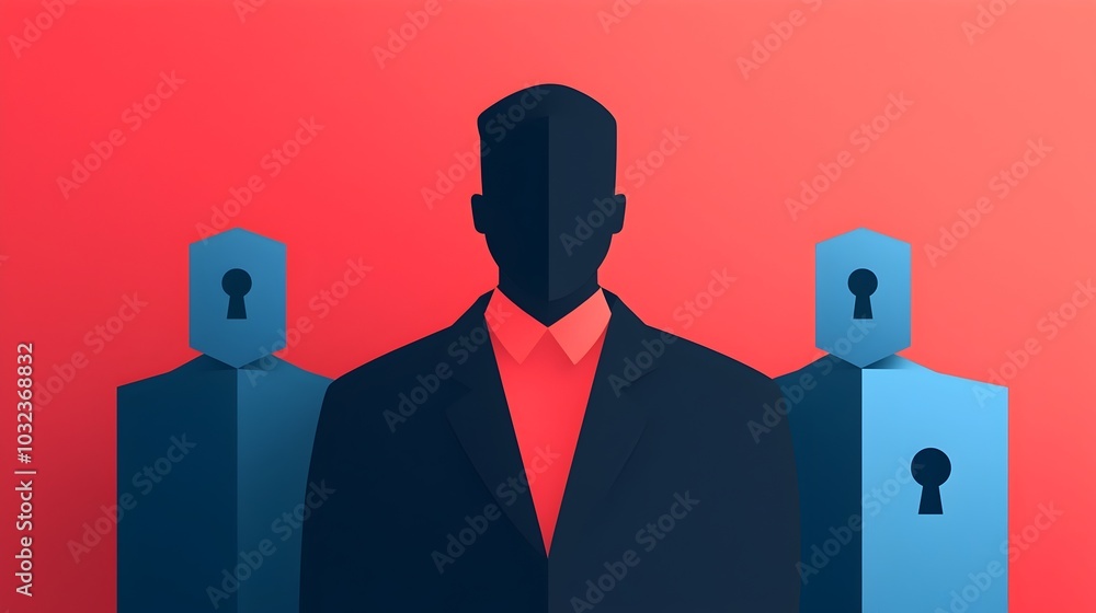 Poster a group of diverse digitally rendered figures securely guarding a collection of digital assets withi