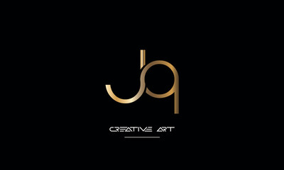 JQ, QJ, J, Q abstract letters logo monogram