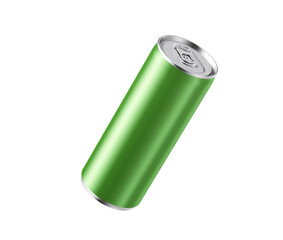 blank Soda can, Aluminum can, Beer can, on a white background, Water drop on can, 3d illustration, 3d rendering