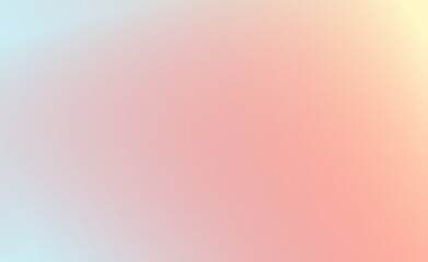 Blurred abstract background with pastel pink blue yellow gradations