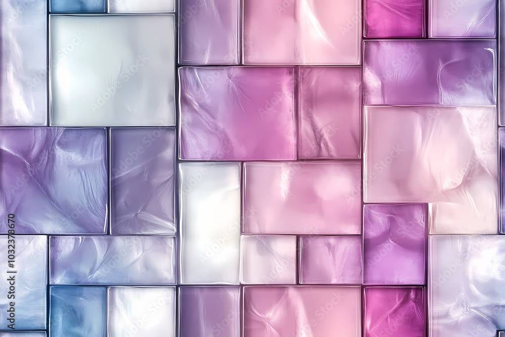 Poster a colorful blend in a smooth texture evoking calm and creativity in modern design