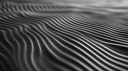 Fototapeta premium Uniform wave patterns, minimalistic design, serene aesthetics, harmonious repetition, subtle elegance in simplicity