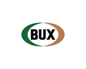 BUX logo design vector template. BUX