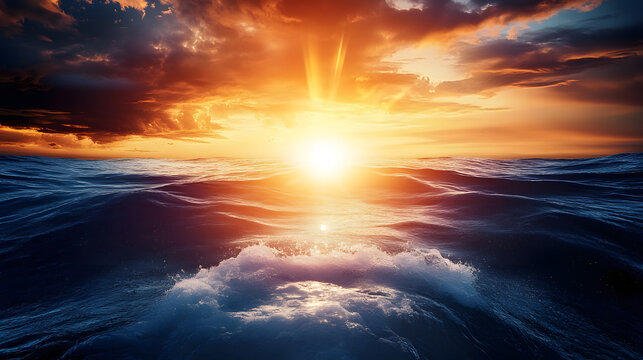 According to the Book of Genesis, God Created the Universe by Sweeping Over the Waters and Declaring, 'Let There Be Light,' Bringing the First Illumination into Existence