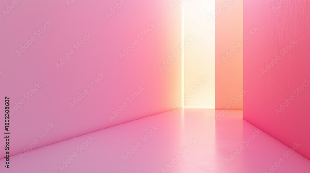 Poster soft gradient abstract minimalist background design
