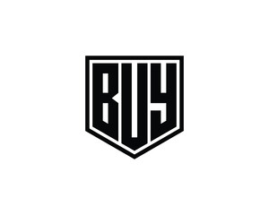 BUY logo design vector template. BUY