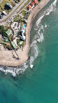 Argentine coast drone video