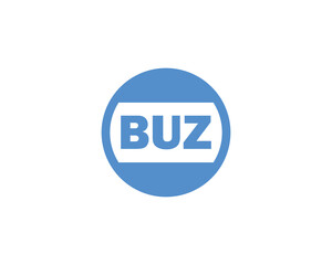 BUZ logo design vector template. BUZ