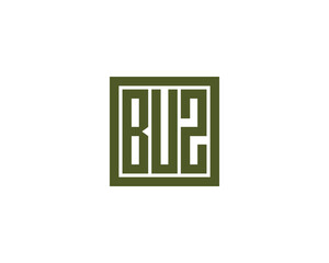 BUZ logo design vector template. BUZ
