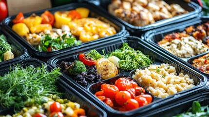 Convenient boxed food with microwave-ready healthy meals --ar 16:9 --v 6.1 Job ID: d1f1efa0-b772-4054-a669-2f82a7058afc