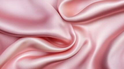 Obraz premium Pink satin fabric with delicate silk texture