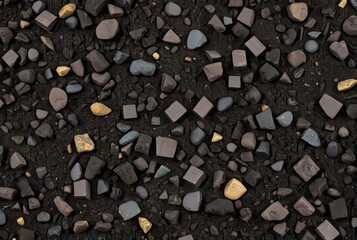 Topsoil Scatter Chunky pieces of dark nutrient rich topsoil are