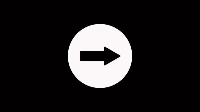 Arrow highest resolution green screen backgrounds 4k, Easy editable green screen video, high quality  video animation. Animated linear symbol of arrow is drawn. Hand drawn white arrow points to the ri
