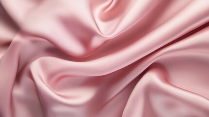 Obraz premium Pink satin fabric with delicate silk texture