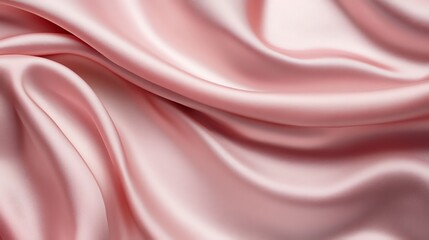 Soft pink satin fabric with a subtle wave pattern, perfect for a romantic backdrop