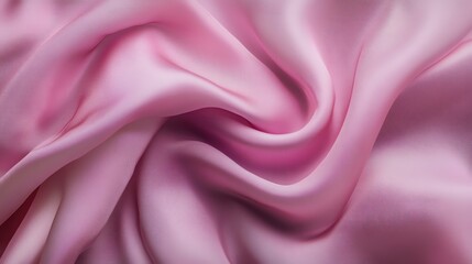 Fototapeta premium Soft pink satin fabric with a subtle wave pattern, perfect for a romantic backdrop