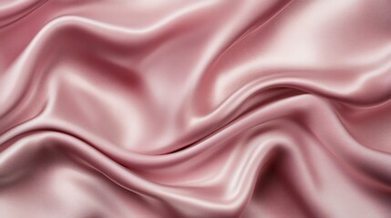 Soft pink satin fabric with a subtle wave pattern, perfect for a romantic backdrop