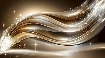 Fototapeta premium A visually appealing abstract background featuring soft gradients in subtle beige and brown tones complemented by clean and geometric lines
