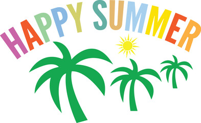 Obraz premium summer lake design 