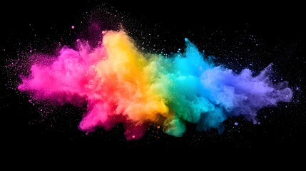 Explosive and Dynamic Burst of Bold Primary Colors Representing the Vibrant Energy and Creativity of the Process and Design