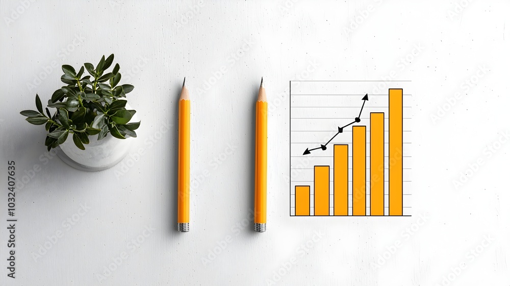 Poster Set of thin line icons representing various aspects of project management optimization and achieving goals  This modern and clean showcases the key elements involved in effective planning execution