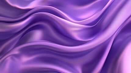 Purple satin backdrop with smooth, flowing curves and a luxurious, silky texture