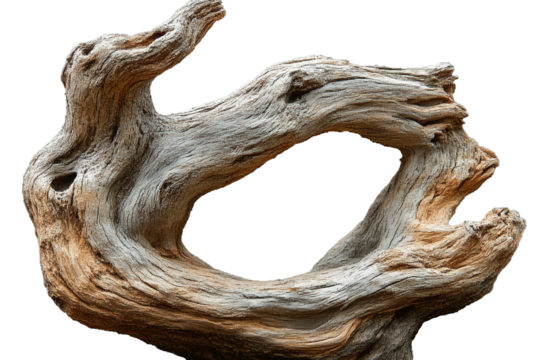  An old, dead tree with many branches and roots, a vector graphic