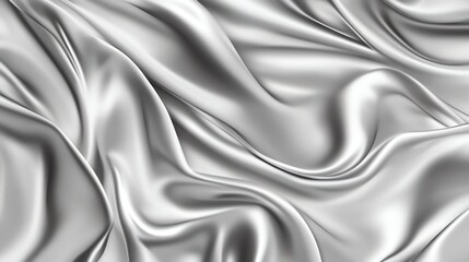 Obraz premium silver satin fabric for a luxurious and elegant backdrop