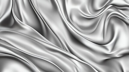 Obraz premium silver satin fabric for a luxurious and elegant backdrop