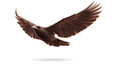 Obraz premium flying choco on white background