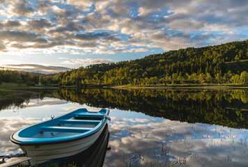 boat on lake