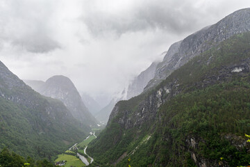 view from the top of the mountain