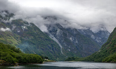 lake in the mountains