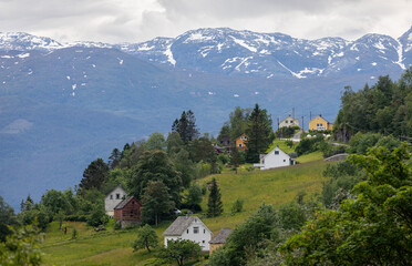 mountain village in the mountains