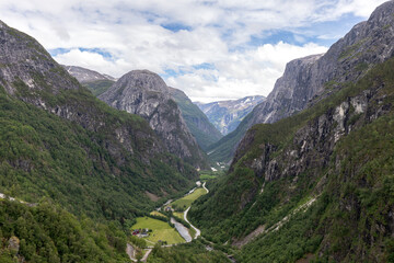 landscape in the mountains
