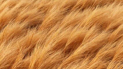 Fototapeta premium Golden Grass with Soft Faded Texture in Natural Light