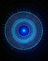 A Fusion of Art and Technology: The Creative Digital Circle That Represents the Future of Big Data &mdash; AI-Generated
