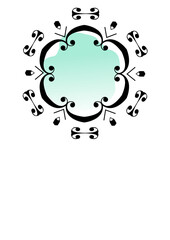 かわいい背景青1