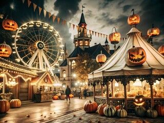 Halloween background, Hallow's Day.