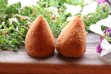 Reisbällchen Arancini.