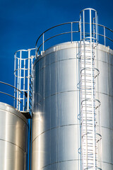 modern industry silo in austria