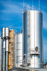 modern industry silo in austria