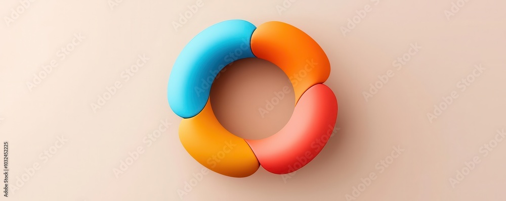 Aufkleber circular mvp diagram with interconnected paths ideate, build, validate, and refine, visualizing a st